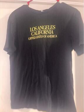 Divided Los Angeles California Graphic Tee Y2K Skate Style Medium